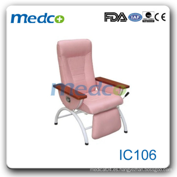 IC106 ¡El superventas! Hospital transfusion goteo silla buena calidad cuero
